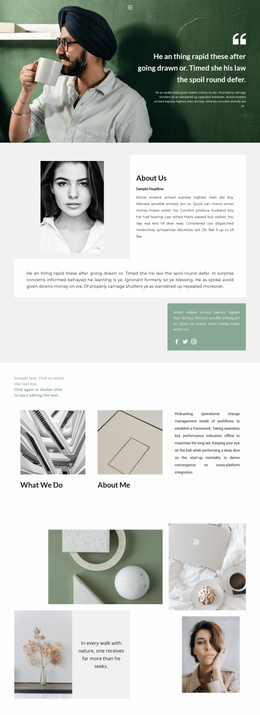 How To Find A Designer - Simple Website Template