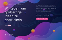 Wir Verbinden Bedeutung Mit Magie – Fertiges Website-Design