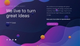 We combine meaning with magic - Html Code Example by Nicepage