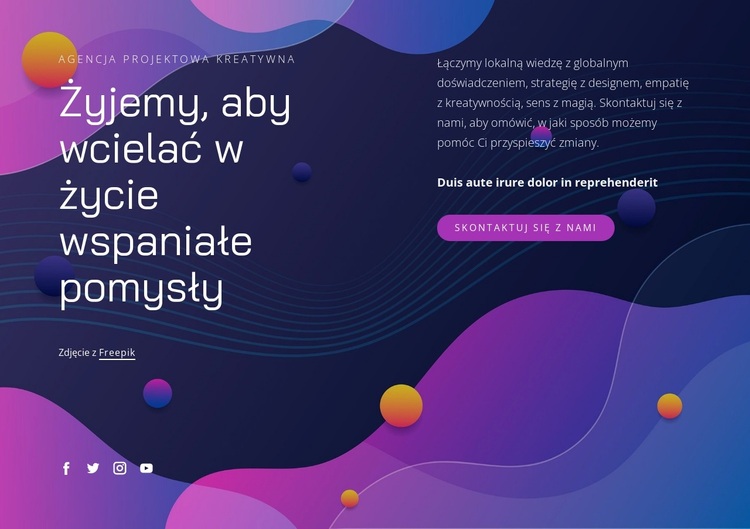 Łączymy znaczenie z magią Motyw WordPress