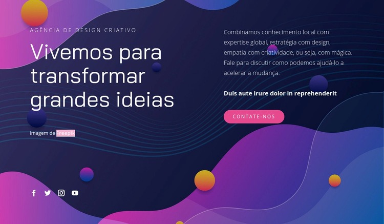 Combinamos significado com magia Modelos de construtor de sites