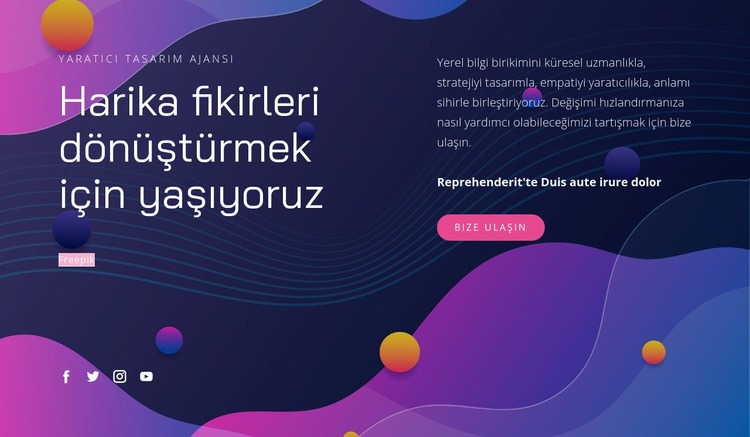 Anlamı sihirle birleştiriyoruz Html Web Sitesi Oluşturucu