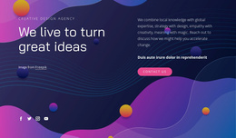 We Combine Meaning With Magic - Landing Page Template