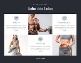 Vorteile Des Trainings Im Fitnessstudio - HTML Website Creator