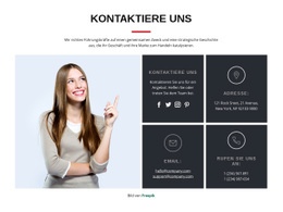 Starten Sie Mit Uns Ein Projekt - HTML5-Vorlage Für Eine Seite