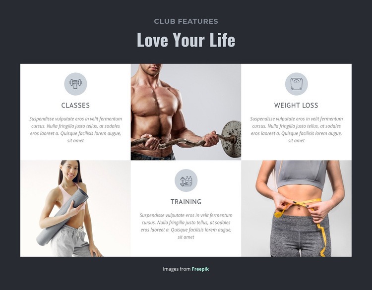 Benefits of exercising in a gym Elementor Template Alternative