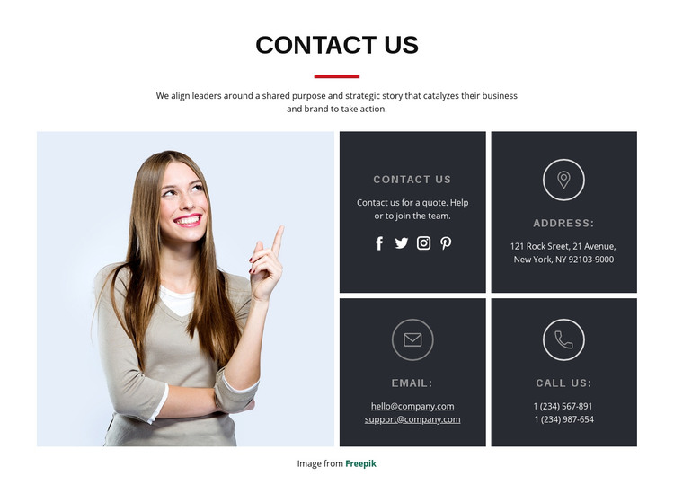 Start a project with us Homepage Design