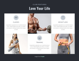 Benefits Of Exercising In A Gym - Free HTML Template