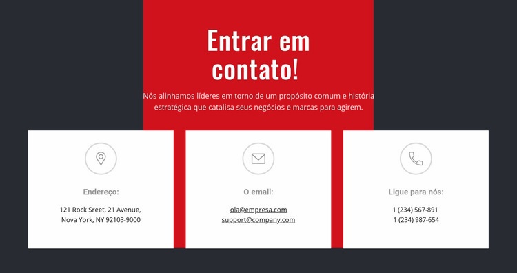 Podemos ajudá-lo a atingir seus objetivos Maquete do site