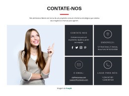Comece Um Projeto Conosco - Modelo HTML5 De Página Única