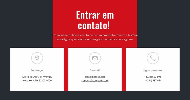 Podemos ajudá-lo a atingir seus objetivos Landing Page