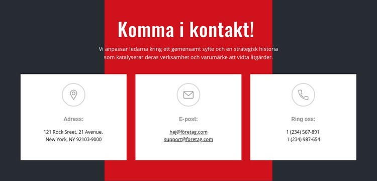 Vi kan hjälpa dig att uppnå dina mål HTML-mall