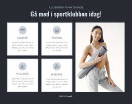 Hälsosam Livsstil Och Sportklubb – Bästa Gratis WordPress-Tema