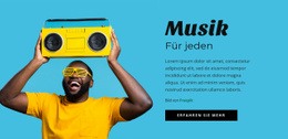 Musik Für Alle - Funktionaler Website-Builder