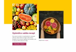 Gyümölcs Saláta Recept – Webhelytervezési Inspiráció