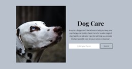 Dog Care - Fully Responsive Template