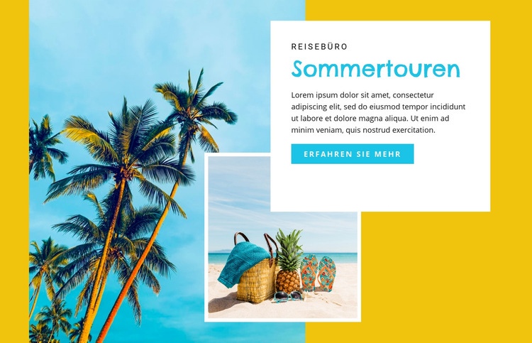 Bora Bora Lagune Website design