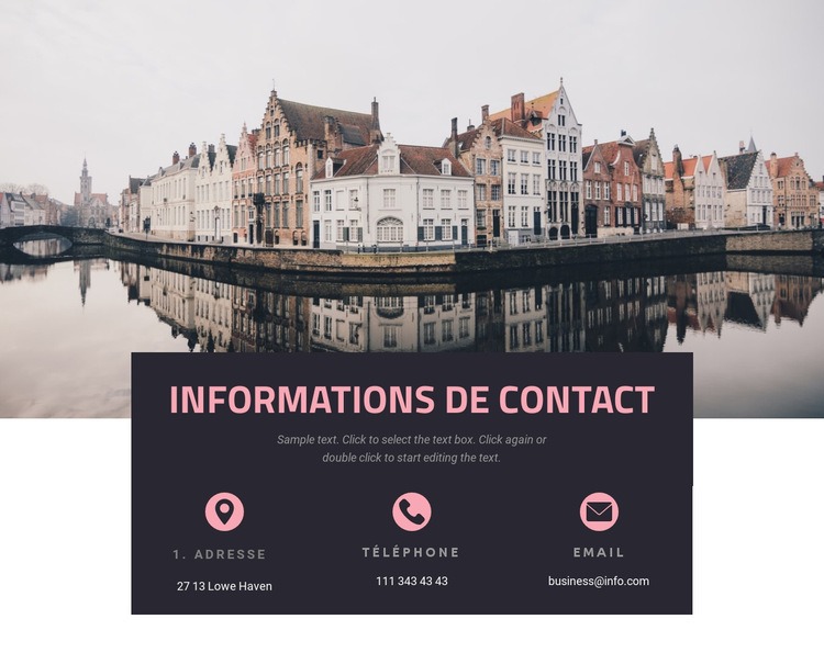 Appelez-nous aujourd'hui Conception de site Web