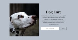 Cuidado Do Cão Modelo Responsivo HTML5