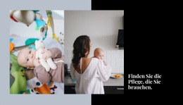 Kinderbetreuung - Kreative Mehrzweck-Zielseite