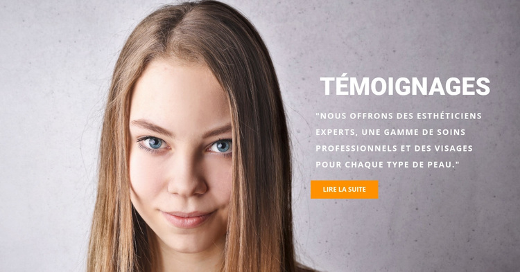 Avis sur notre travail Thème WordPress