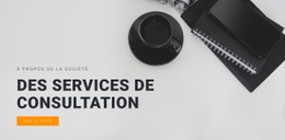 Créez Votre Propre Site Web Pour Services De Conseil Nécessaires