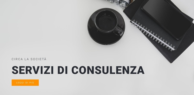 Servizi di consulenza necessari Costruttore di siti web HTML