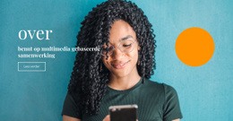 Over Samenwerking Tussen Partners Sjabloon Voor Één Pagina