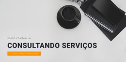 Crie Seu Próprio Site Para Serviços De Consultoria Necessários