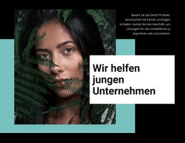 Helfen Sie Jungen Unternehmen - Kreatives Mehrzweck-Website-Design