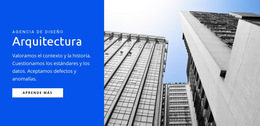 Departamento De Diseño Arquitectónico - Plantilla Web