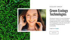 Groene Ecologie - HTML-Paginasjabloon