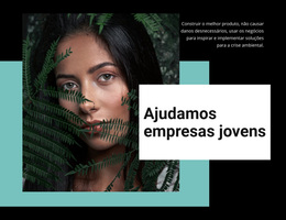 Ajude Empresas Jovens - Tema WordPress Fácil De Usar
