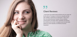 Clients Reviews WordPress Website Builder Free