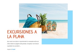 Diseño Web Gratuito Para Impresionantes Recorridos Por La Playa