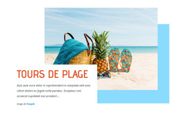 Tours De Plage À Couper Le Souffle - Modèle HTML De Base