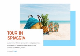Progettazione Web Gratuita Per Tour Mozzafiato Sulla Spiaggia