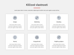 Klíčové Vlastnosti – Prémiová Šablona
