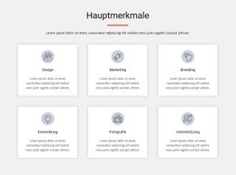 Hauptmerkmale – Mehrzweck-HTML5-Vorlage