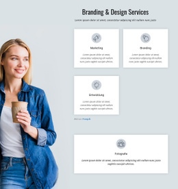 Digitaler Marketing-Service - Kreative Mehrzweckvorlage