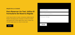 Servicio De Transporte De Coche: Plantilla De Página Web HTML