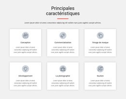 Principales Caractéristiques - Conception De Site Web Simple