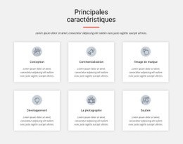 Principales Caractéristiques - Website Creator HTML