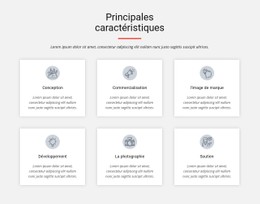 Page Web Pour Principales Caractéristiques