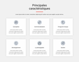 Modèle Joomla Pour Principales Caractéristiques