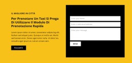 Colonna Del Modello Di Griglia CSS Per Servizio Di Trasporto Auto