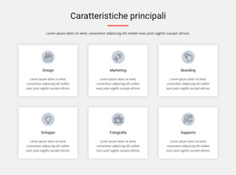 Caratteristiche Principali - Modello Di Pagina Di Destinazione