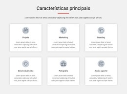 Características Principais - Design De Site Fácil