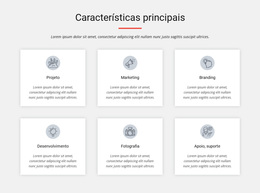 Características Principais