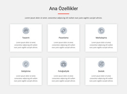 Ana Özellikler - Duyarlı WordPress Teması